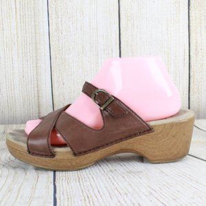 SALE! DANSKO Crossover Slide Sandals Size 40 US 10